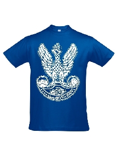 T-shirt niebieski Orzeł AK