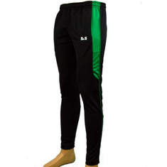 Spodnie treningowe S&S czarno-zielone